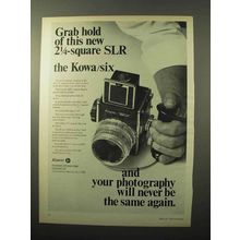 1969 Kowa Six 2 1/4 SLR Camera Ad - Grab Hold