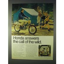 1969 Honda Trail 90 Motorcycle Ad - Call of the Wild