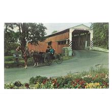 AMISH COUNTRY, PENNSYLVANIA, USA unused vintage postcard #