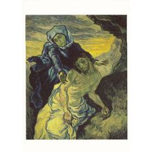 Vincent Van Gogh Pieta Barbican Exhibition London Gallery Painting Postcard