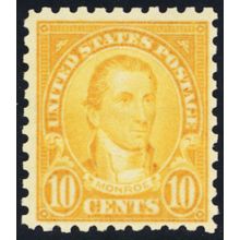 591, Mint FVF NH 10¢ Perf 10 Washington * Stuart Katz