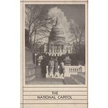 The National Capitol Baltimore & Ohio Train Line USA Old Postcard