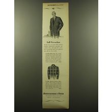 1959 Abercrombie & Fitch Ad - Viyella Club Coat and Viyella Ancient Tartan Shirt