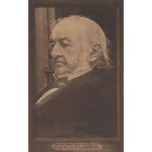 Last Photo Of WE Gladstone Prime Minister Antique Rare Postcard