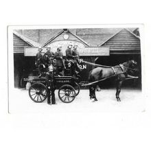 Volunteer Fire Brigade, c1900's, Birmingham? Photo.