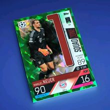 MANUEL NEUER 2022/23 TOPPS MATCH ATTAX EXTRA EMERALD GREEN SQUAD ZONE #SZ1