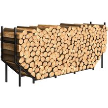 Ebeneze 5.9Ft Firewood Rack Holder, Outdoor Indoor Heavy Duty Metal Wood Stand,