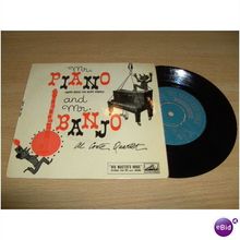 mr piano and mr banjo, al conte quartet.7" ep p/s.hmv,