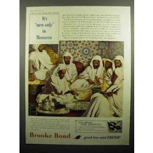 1957 Brooke Bond Tea Ad - Men Only In Morocco