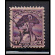 Used 708 3c George Washington Barely Clears Z0596