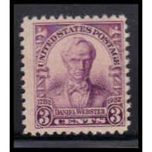725 3c Daniel Webster Barely Clears MNH O3697