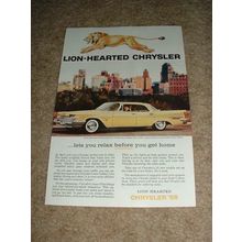 1959 Chrysler New Yorker 4-door Hardtop Ad!!!