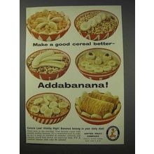 1959 Chiquita Banana Ad - Make a Good Cereal Better