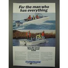 1966 Evinrude Sportsman Boat Ad - Man Has Everything