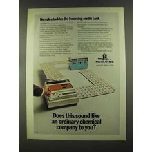 1972 Hercules Credit Card Reader Ad - Tackles