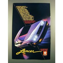 1985 Dodge Lancer ES Car Ad - American Revolution