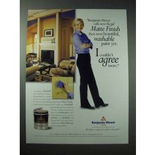2003 Benjamin Moore Regal Matte Finish Paint Ad