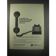 1990 Dairyland Insurance company Ad - If you think we're bluffing