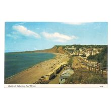 BUDLEIGH SALTERTON, DEVON , used vintage postcard by Harvey Barton 1975 pm =