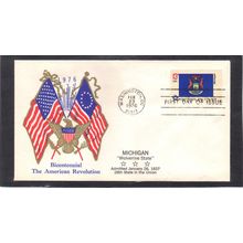 FDC Boerger Cachets 1658 13c Michigan (Cachet-U/A) CV00713