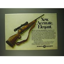 1973 Colt Sauer Sporting Rifle Ad - New. Accurate. Elegant.