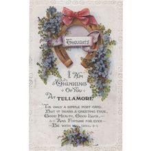 Thinking Of You At Tullamore Irish Greetings Old Postcard