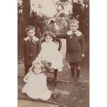 Boys Cross Dressed As Girls Transgender By Mistake Antique RPC Fashion Postcard