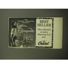 1957 Capitol Records Ad - The George Shearing Quintet Latin Escapade