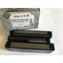 NEW STAR 1624-214-30 RUNNER BLOCK BALL BEARING RAIL AA04M,162421430,SU
