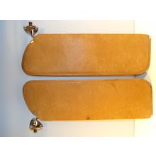 1952 1953 Chrysler DeSoto Sunvisors OEM Pair Tan 1244107