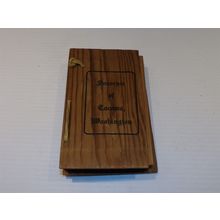 Souvenir of Tacoma, Washington Vintage Wooden Postcard Book