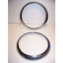 1952 DESOTO HEADLIGHT BEZELS OEM 1953 1954 1955 1956 FIREDOME FIREFLITE +