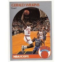 1990-91 Hoops Gerald Wilkins basketball card #212 - Knicks