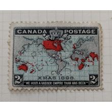 Canada Postage Stamp, 1898, Christmas, Used Hinged