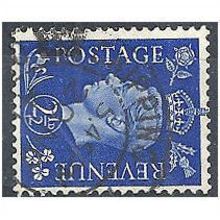 1937 SG466a 2 1/2d Ultramarine Watermark Sideways Fine Used .