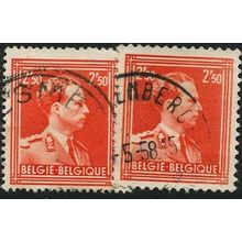 1951 Michel 899+899B - #2 fine used (o)