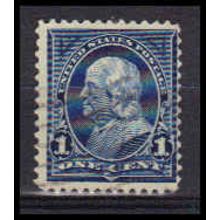 Used 264 1c Benjamin Franklin Average Plus RA1025