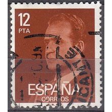 España 1976 Michel 2242X O Cote (2008) 0.20 Euro Roi Juan Carlos I Cachet rond