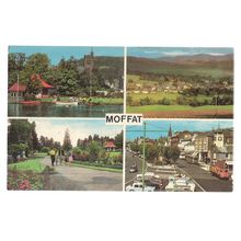 MOFFAT, HIGHLAND, SCOTLAND unused postcard multiview