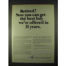1967 The Equitable Life Assurance Ad - Retired?