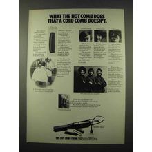 1970 Remington Hot Comb Ad - What Cold Comb Doesn't