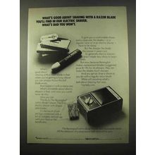1970 Remington Lektro Blade Electric Shaver Ad