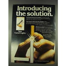 1978 Camel Lights Cigarettes Ad - The Solution