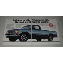 1987 Dodge Dakota Pickup Truck Ad - Full-Sized Ability