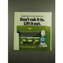 1973 Texize K2r Advertisement - Don't rub it in. Lift it out.
