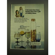 1973 Libbey Glass Ad - Prado, Magna Grande with Lid; Tiffany Foliage