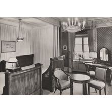 Mannenbach Untersee Schloss Eugensberg Swiss Hotel Postcard