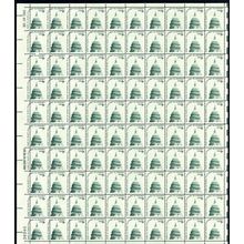 1591, MNH Misperf Misplaced Pins Freak Error Sheet of 100 Stamps - Stuart Katz