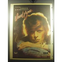 1975 David Bowie Young Americans Album Advertisement