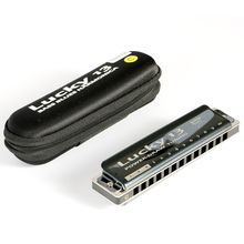 13 Bass Blues Harmonica EASTTOP Lucky